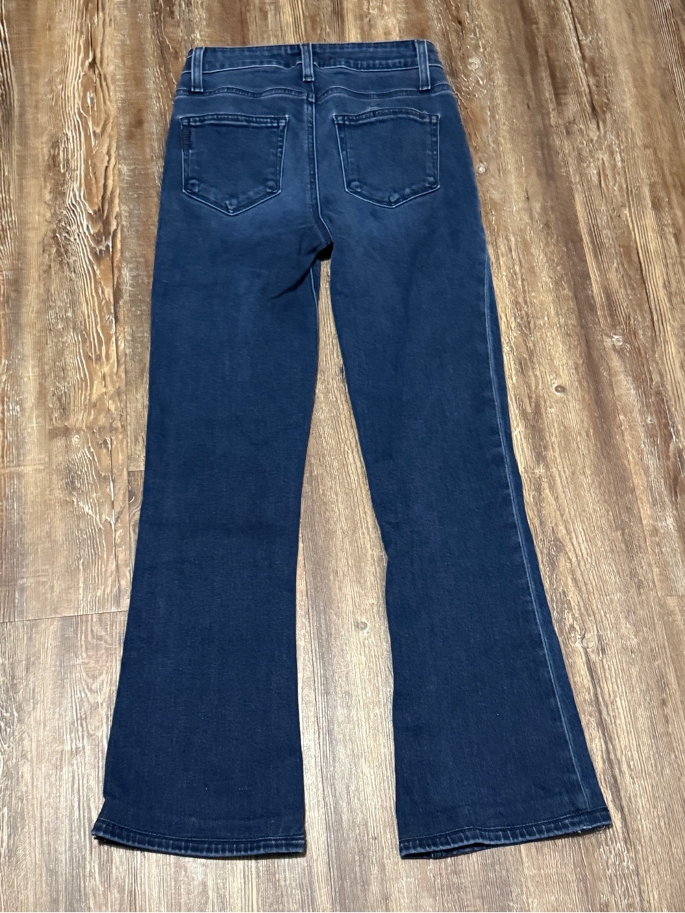 Paige High Rise Laurel Canyon Jeans Women's 25 Bootcut Dark Wash Stretch Denim - Picture 5 of 5